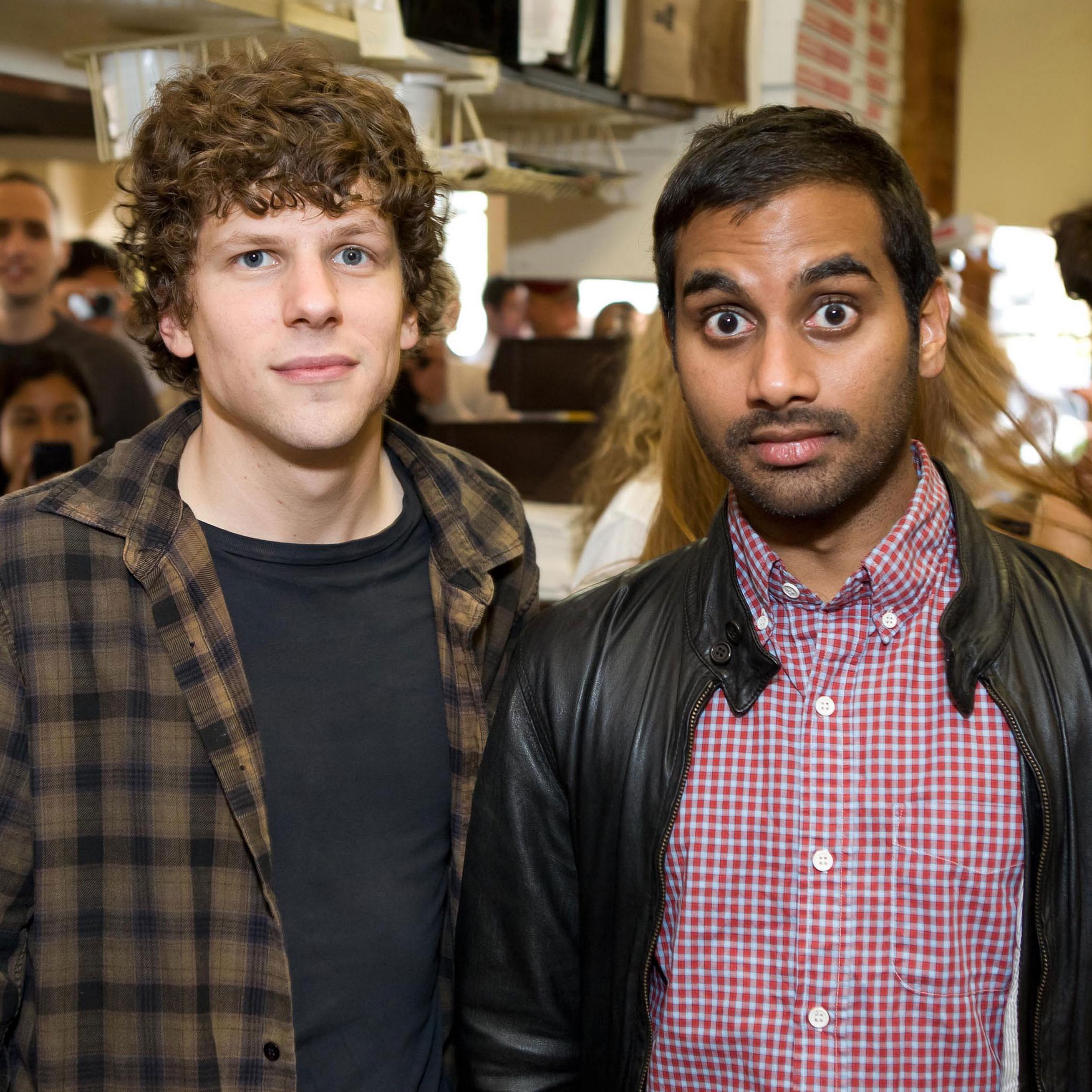 Groucho Reviews: Interview: Jesse Eisenberg and Aziz Ansari—30 Minutes or  Less, Parks and Recreation—7/6/11